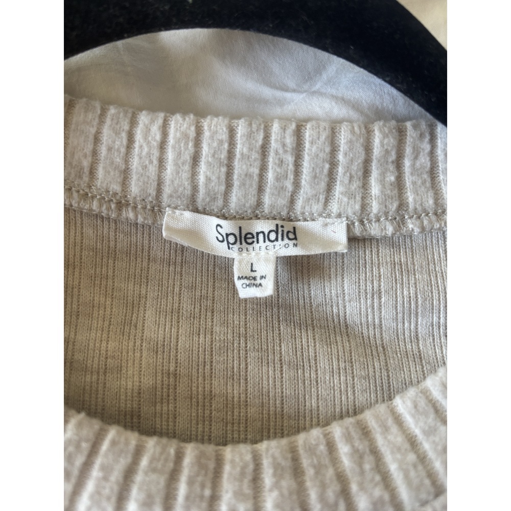 Splendid London Rib Knit | Cream | Size L - Picture 6 of 7